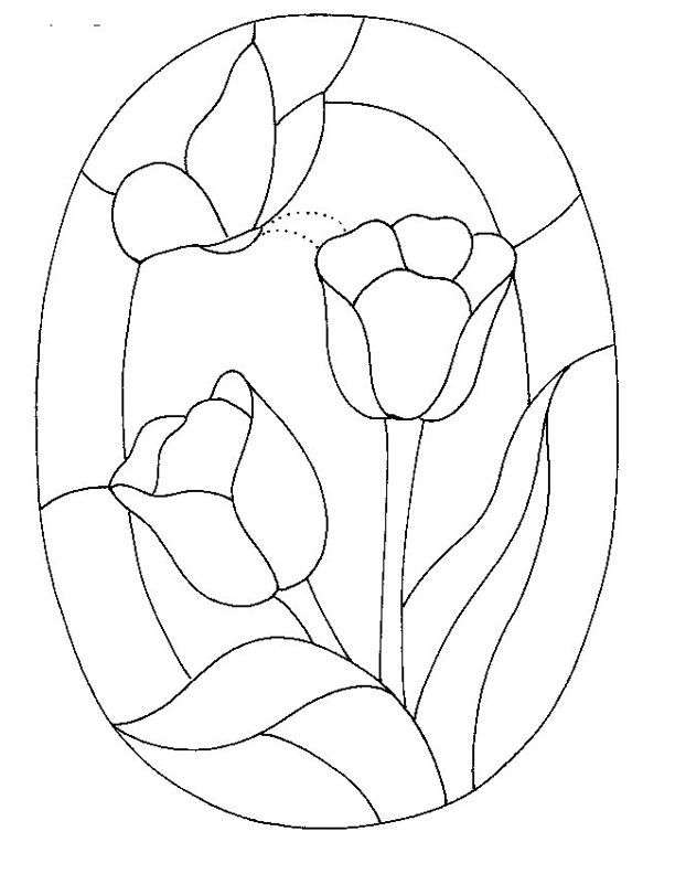 free stained glass patterns printable